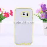 TPU PC Transparent Color Protective Phone Case for Samsung S6 Edge thumbnail-5