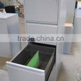 Steel Metal 4 Drawer Vertical Filing Cabinet File Box A4 Hanging Cabinet thumbnail-1