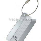Hot Selling Aluminum Metal Luggage Tag With Metal Ring thumbnail-1