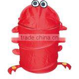 Cartoon Red Lobster Kid's Storage Pop-up Laundry Hamper, Large thumbnail-1