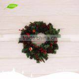 GNW CHWR-1605023 Customized Promotional Indoor Decoration Wholesale Artificial Christmas Wreaths thumbnail-1