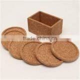 2017 Carved Natural Wooden Cup Coasters Set Made in China