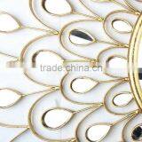 Round Shaped Decorative Metal Frame Mirrors For Wall Arts thumbnail-4