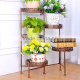 2016 Continental Style Metal Hanging Corner Flower Pot Stand thumbnail-5