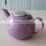 BTHJC-8 Factroy Direct Wholesale Ceramic Color Teapot thumbnail-2