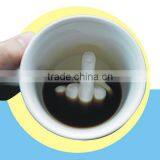 Creative Funny Middle Finger Mug thumbnail-1
