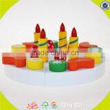 Wholesale Baby Wooden Toy Cake, Educational Kids Wooden Birthday Cake Toy, Funny Children Wooden Birthday Cake Toy W10B104 thumbnail-6