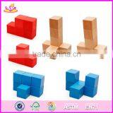 2017 New Design 100 Pieces Kids Preschool Building Toy Wood Blocks for Sale W13A130 thumbnail-2