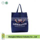 Cheap Organic Cotton Blue Tote Bag With Customed LOGO,Women Portable Cotton Shopping Bag thumbnail-1