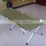 Outdoor Furnitute Steel Frame Folding Portable Camping Bed thumbnail-1