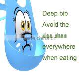 Adjustable Neck Fastener Baby Bibs Silicone,2015 Latest Whosale Bib Silicone thumbnail-3