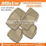 Soft Pvc Door Car Mats Good Smell in Black Color thumbnail-2