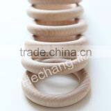Wooden Rings, Natural Wooden Rings, Beech Wood Rings, Rings for Crafting thumbnail-3