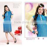 ( Geo Kurti ) Glamour Styles Kurti/western Kurti Designs/long Skirt With Kurti thumbnail-1