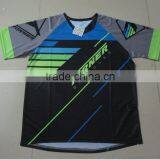 Downhill Jersey T-Shirt BMX Cycling Jerseys With Custom Artwork thumbnail-1