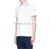 China Wholesale Blank White Polo Shirts Cheap Double Collar Polo Shirt thumbnail-2