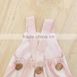 Soft Cotton Unisex Romper Newborn Grey Gingham Pattern Infant Baby Romper thumbnail-6