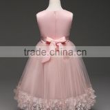 New Girls Party Dresses Summer Sleeveless Lace Muslim Wedding Dress thumbnail-5