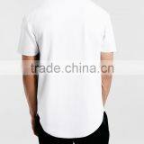 High Quality Custom Long Hem T-shirt thumbnail-2