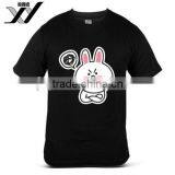 Line Emoji Moon Funny Excited Tear Of Happiness Cute Black Mens T-Shirt thumbnail-5