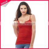 China Tank Top Manufacturer Wholesale Plain Design Cotton Ladies Gym Tank Top