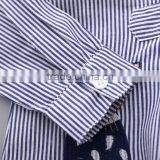 S33440W Girls Blouses Cartoon Striped Shirts For Girls Children Outerwear 2017 Kids Tops thumbnail-3