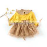 S33548W Baby Girls Grenadine Knitted Lace Dress Kids Cute Dress thumbnail-2