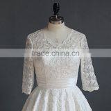 White A Line Wedding Dress 2017 thumbnail-5