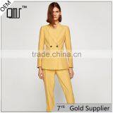 Lapel Collar Vent in the Back and Double Breasted Button-up Fastening Jackets thumbnail-1