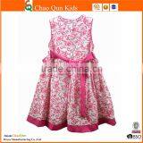 New Model Casual Sleeveless A-line Formal Party Bow Kids Dress thumbnail-2