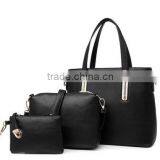 R0010H China Manufacturer 3pcs Leather Ladies Handbags thumbnail-2