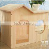 Hot Selling China New Fashion Solid Wood Pet Bed House Wood Pet Doghouse for Dog thumbnail-5