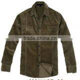 Garment Factory Bulk Clothing Long Sleeve Shirt Corduroy Men Shirt SCX0004 thumbnail-1