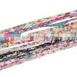 High Quality Gold Silk Mix Flower Pattern Flat Textile Fabric Cord thumbnail-2