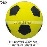 COATED PU PLAIN SOCCER BALL / COLORFUL SOCCER BALL thumbnail-5