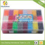Wholesale Diy Fashion Flexible Kids Craft 24 Colors Tray Mini Hama Perler Beads thumbnail-1