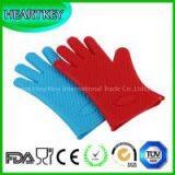 Silicone Heat Resistant Grilling BBQ Gloves for Cooking, Baking, Smoking & Potholder thumbnail-3