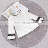 B22639A Korean Children Sweet Girls Lace Sleeve T-shirt Long Sleeve Bottoming Shirt Blouse thumbnail-3