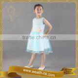 Aqua Cocktail New Year Kids Girls Summer Dress thumbnail-2