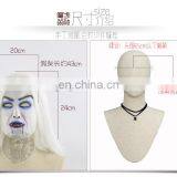 Halloween Latex Ghost Mask With White Wigs thumbnail-5