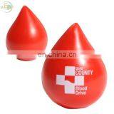 PU Toy Custom Printed Gel-ee Gripper Droplet Stress Reliever For Advertising Ever Promos