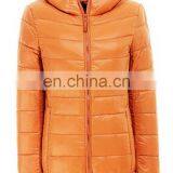 Thin Woman Yellow Down Jacket With Light Color and Weight thumbnail-3