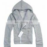 Customized CVC Fleece Zip Hoodies/Pullover/ Sweatshirts/ Hooded Sweater/mens Hoodies thumbnail-1