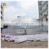Wonderful design giant inflatable bubble tent, giant dome tent, air tight dome
