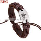 Leather Cuff Wide Bracelet thumbnail-4