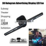 factory wifi in stock shopping CE 3D Holographic Fan, 3D Hologram Fan, 3D Advertising LED Light Hologram Display