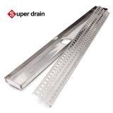 304 Stainless Steel Washing Machine Kitchen Outdoor Toilet Insert Tile Drain Grille Square Linear Grid Shower Floor Drain thumbnail-5