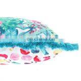 Decorative Square Accent Pillow Case 18x18inch Abstract Flower Arrangement Style Nature Elements Vibrant thumbnail-6