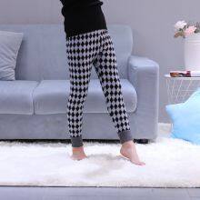 Children's Spring and Autumn Leggings Computer Jacquard Warm Leggings For Kids thumbnail-4
