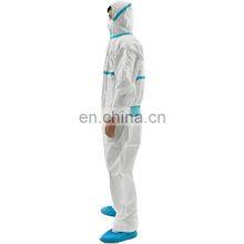 Unisex Disposable Microporous Coverall Waterproof White Painters Coveralls thumbnail-3